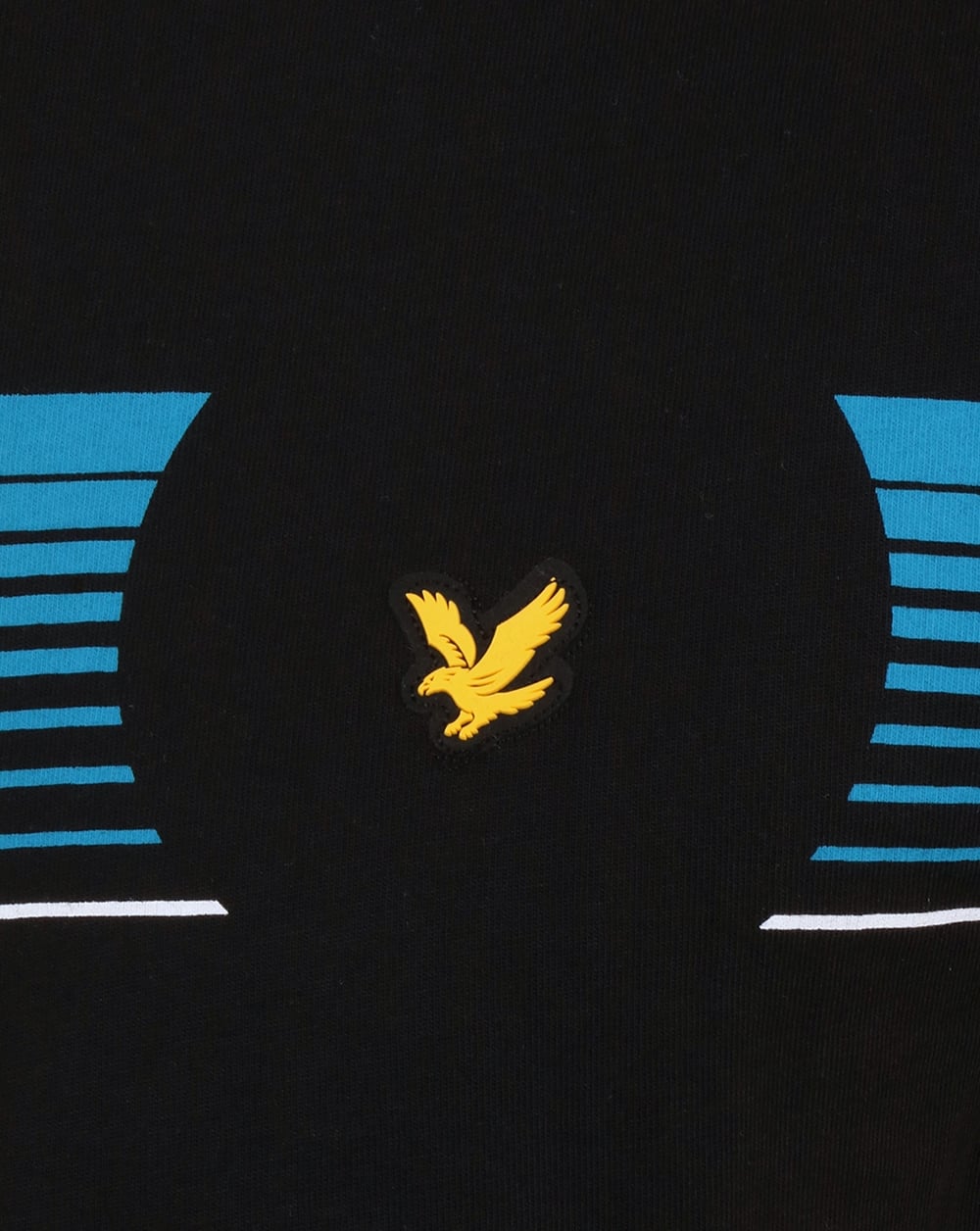 Lyle And Scott Robson T-Shirt mit Grafik, True Black