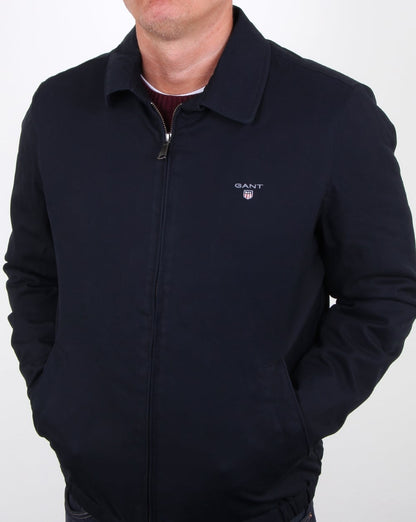 Gant Gefütterte Windjacke Marineblau