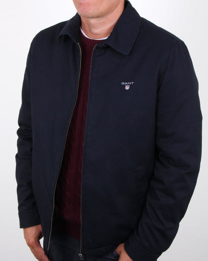 Gant Gefütterte Windjacke Marineblau