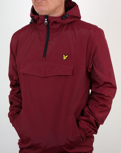 Lyle And Scott – Qtr – Jacke mit Reißverschluss in Weinrot