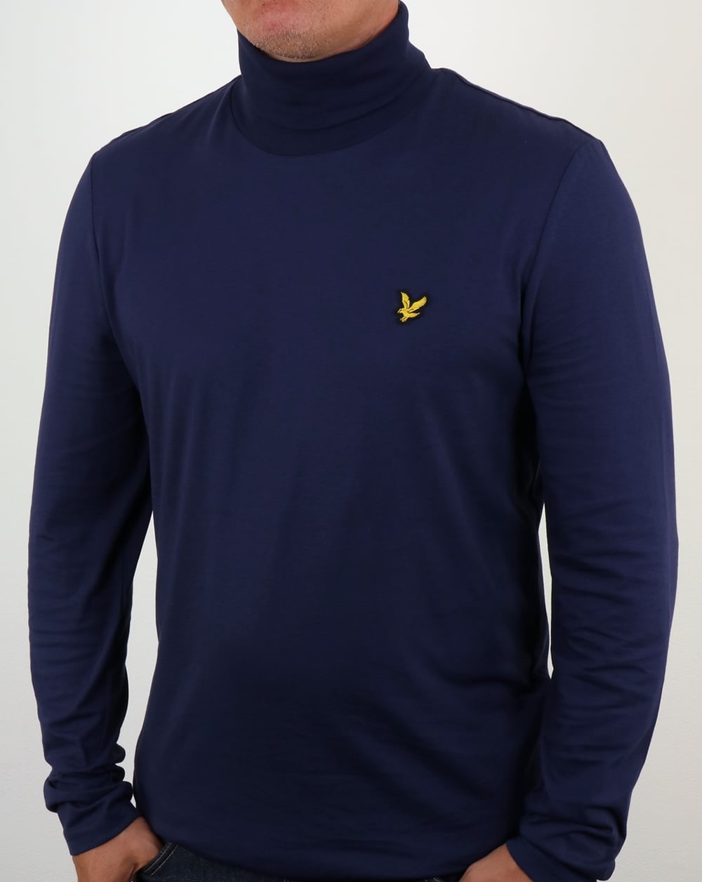 Lyle And Scott Rollkragenpullover, Marineblau
