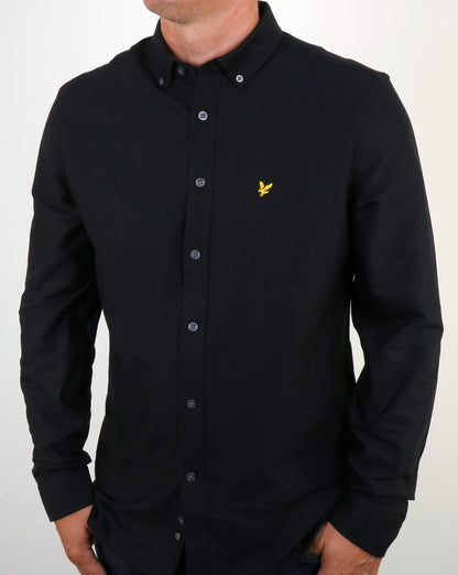 Lyle And Scott Oxford-Hemd Schwarz