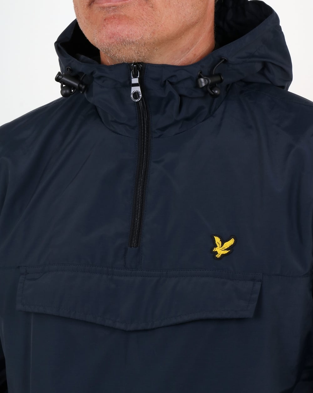 Lyle And Scott Qtr Zip Jacket Navy