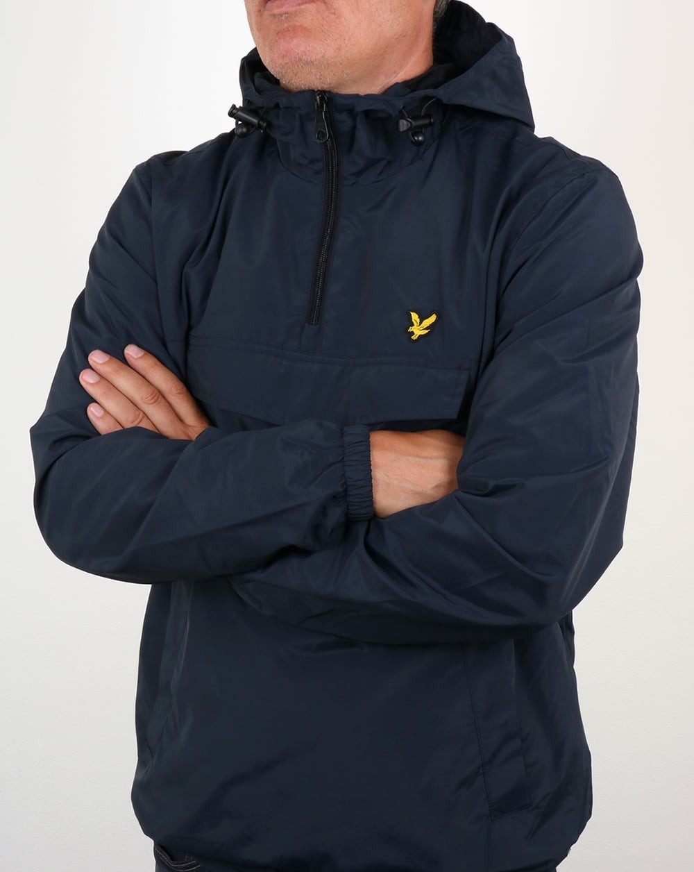 Lyle And Scott Qtr Zip Jacket Navy