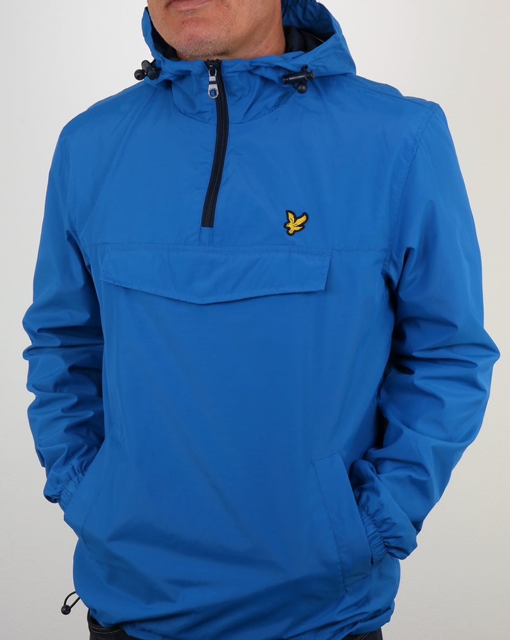 Lyle And Scott – Überziehjacke mit Qtr-Reißverschluss, Blau