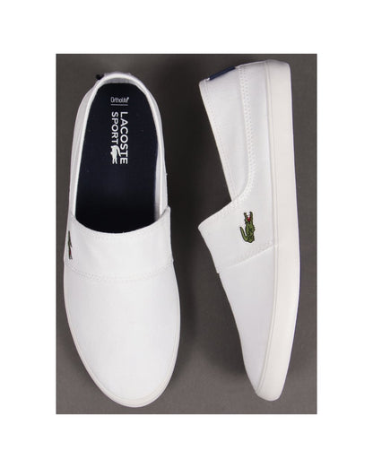 Lacoste Marice Slip-On-Espadrille-Stil – Weiß