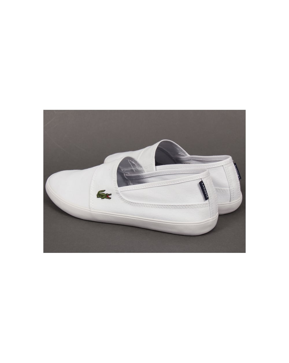 Lacoste Marice Slip-On-Espadrille-Stil – Weiß