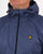 Lyle And Scott Zip Through Hooded Jacket Ink Blue Marl