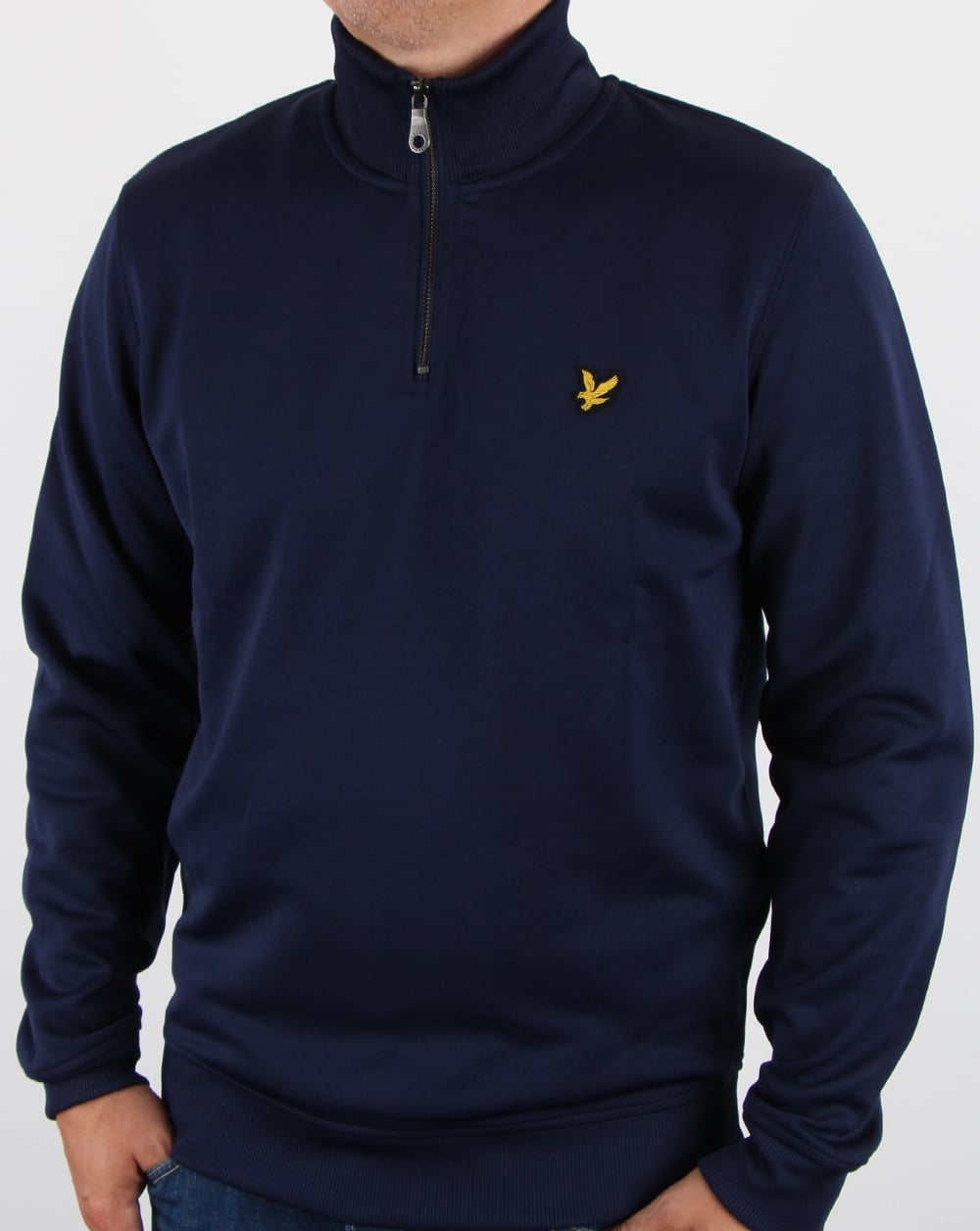 Lyle And Scott Trikot 1/4 Reißverschluss Marineblau