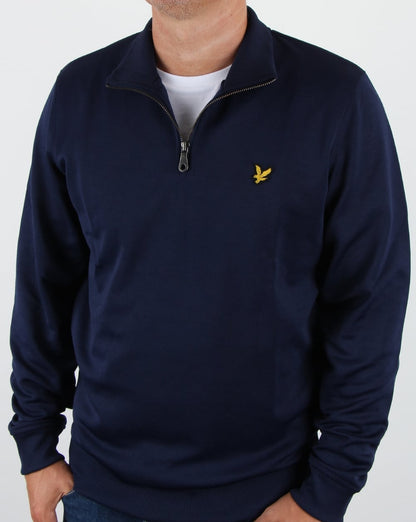 Lyle And Scott Trikot 1/4 Reißverschluss Marineblau