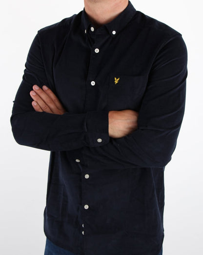 Lyle And Scott Mini-Cordhemd, Marineblau