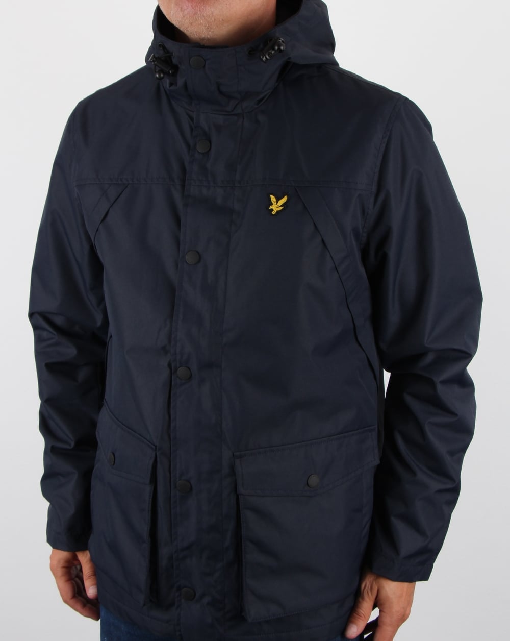 Lyle And Scott Micro Fleece Lined Jacket Navy