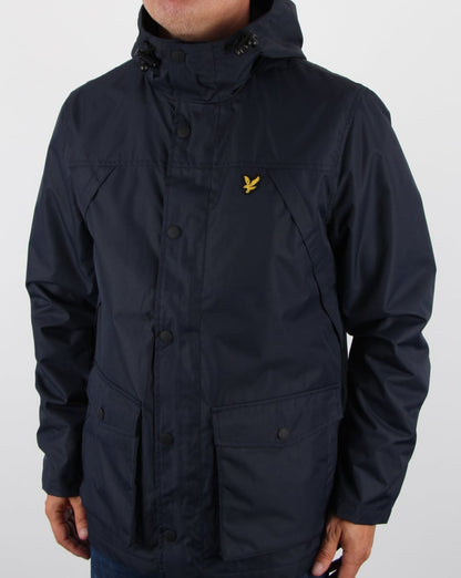 Lyle And Scott – Jacke mit Microfleece-Futter in Marineblau