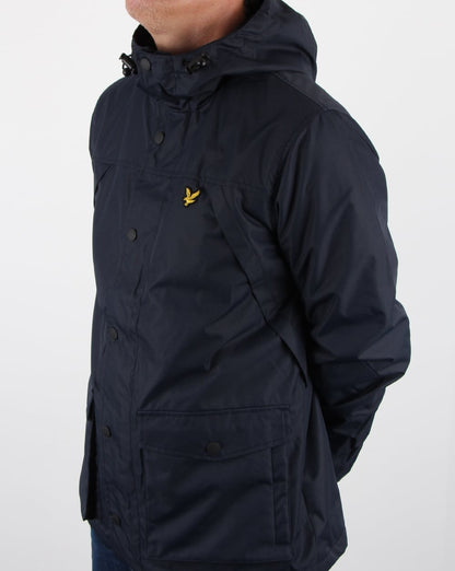 Lyle And Scott – Jacke mit Microfleece-Futter in Marineblau