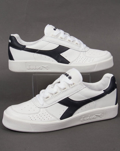 Diadora Borg Elite Sneakers Weiß – Marineblau