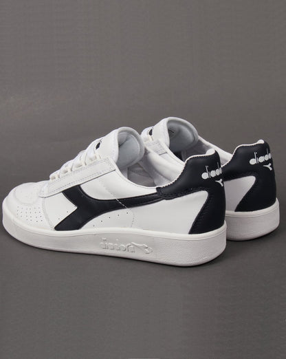 Diadora Borg Elite Sneakers Weiß – Marineblau