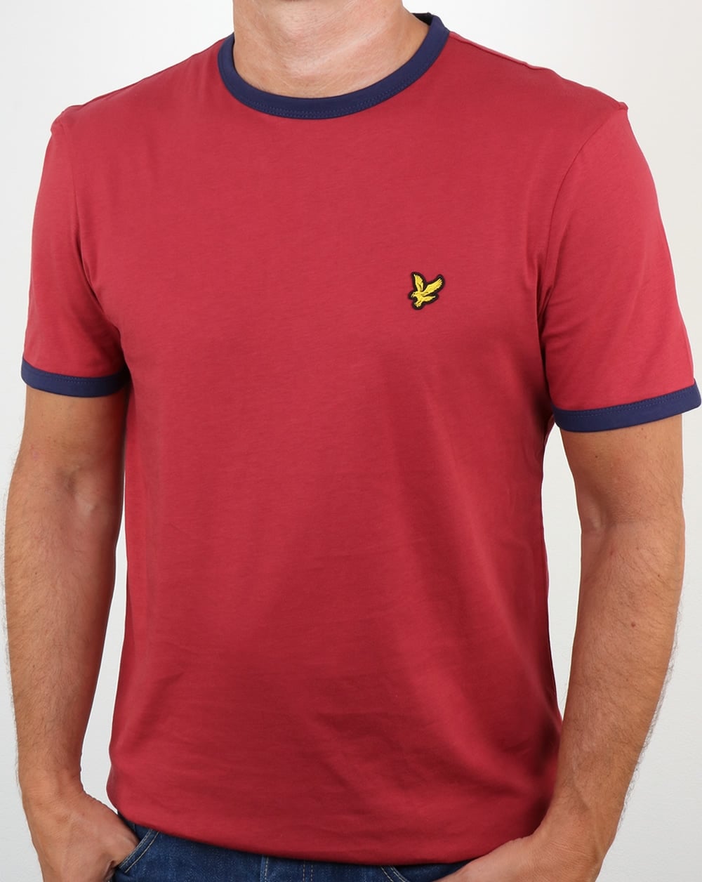 Lyle And Scott – Ringer-T-Shirt mit Granatapfel