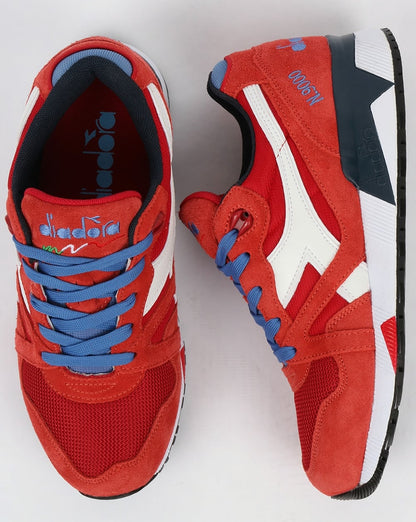 Diadora N9000 III Sneaker Pompejanisch Rot