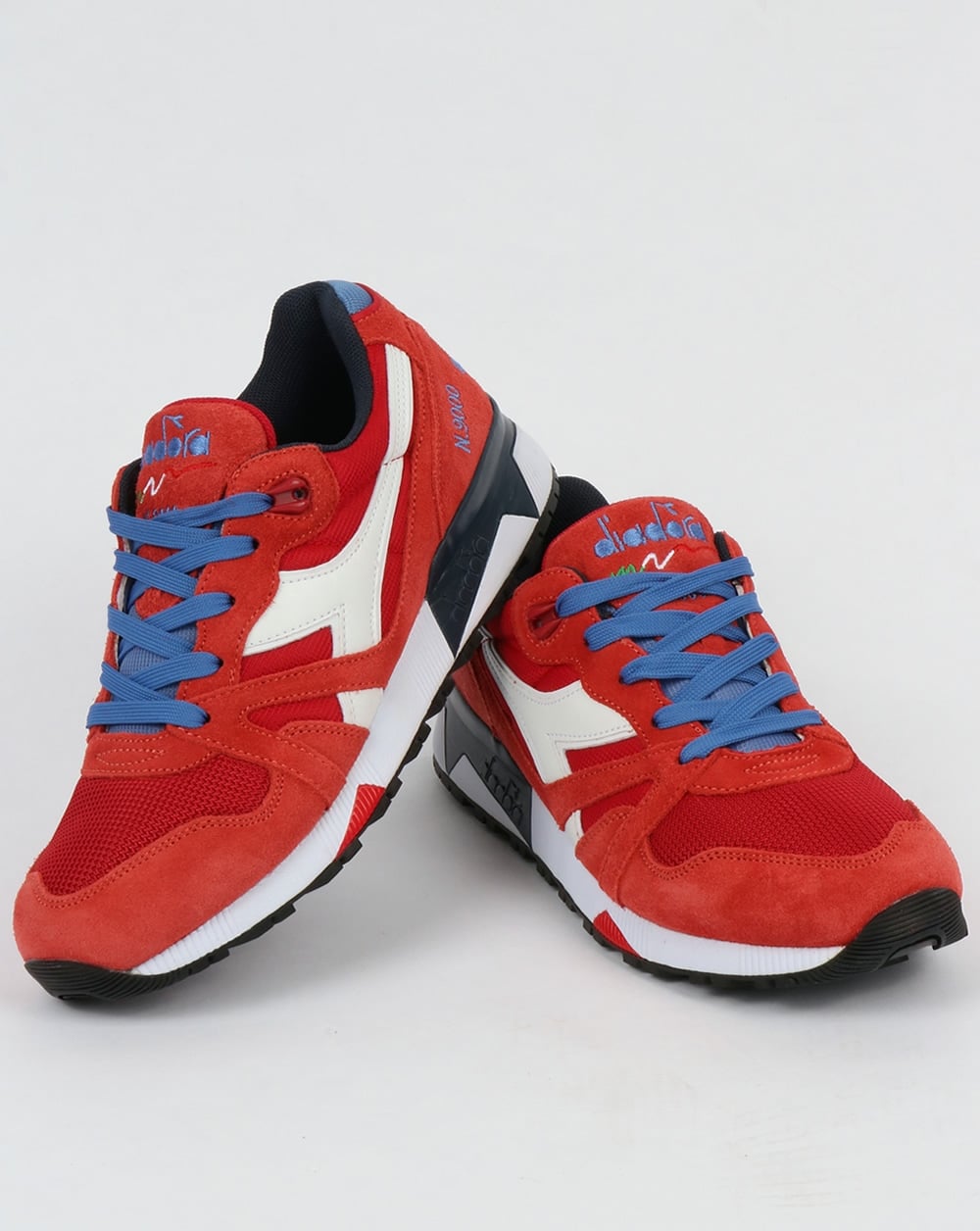 Diadora N9000 III Sneaker Pompejanisch Rot
