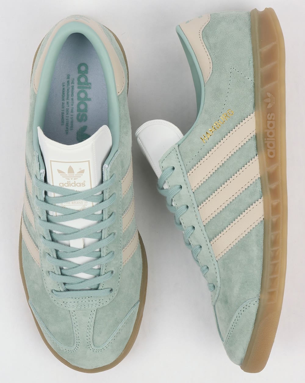 Adidas Hamburg Sneakers Taktile Grün/Klarbraun