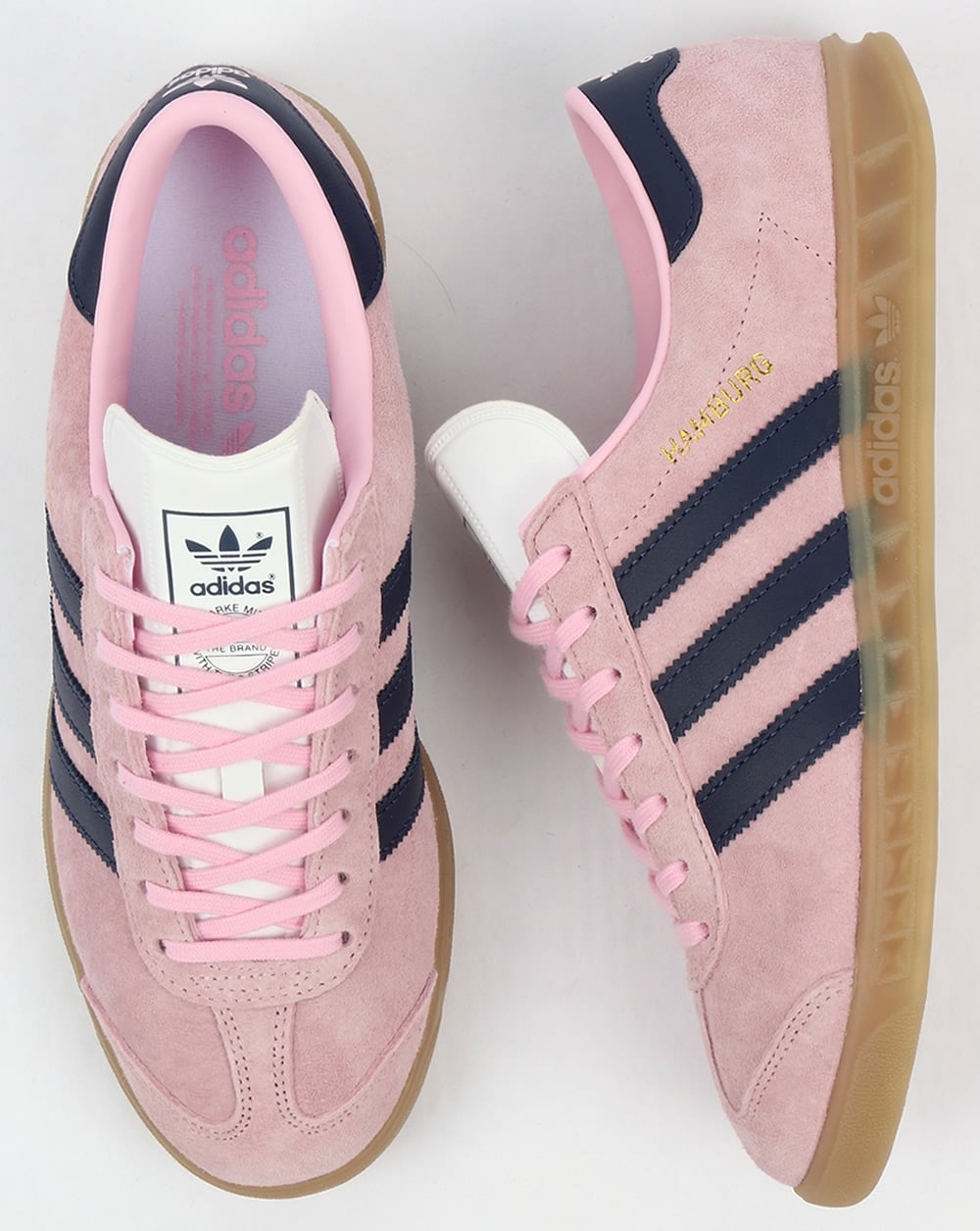Adidas Hamburg Sneakers Hellrosa/Dunkelblau