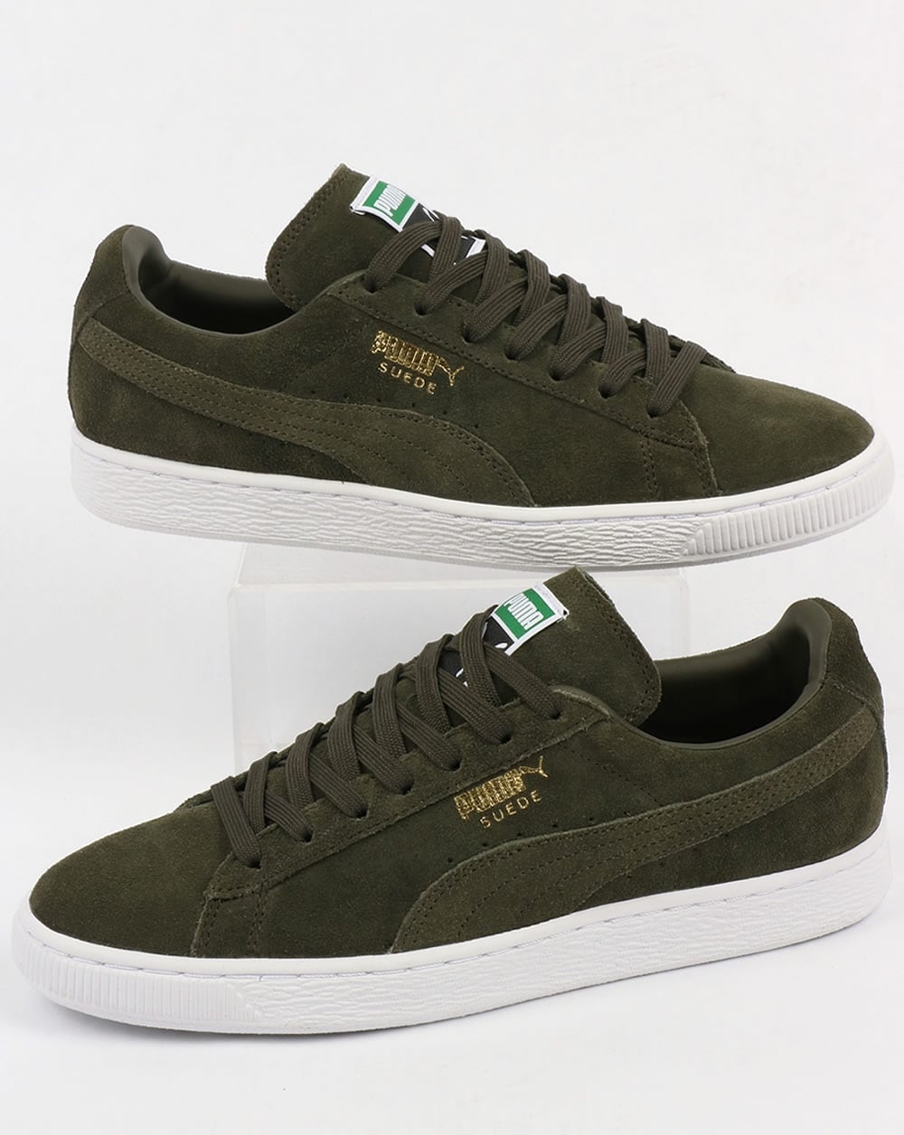 Puma Suede Classic Sneakers Forest Night/Weiß