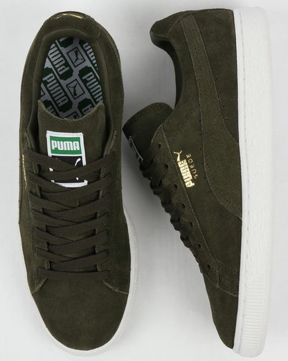 Puma Suede Classic Sneakers Forest Night/Weiß