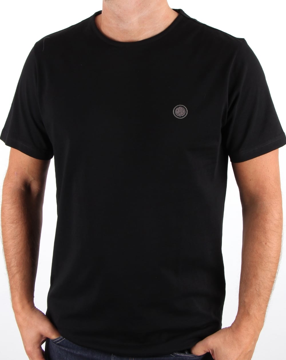 Pretty Green Mitchell T-Shirt Schwarz