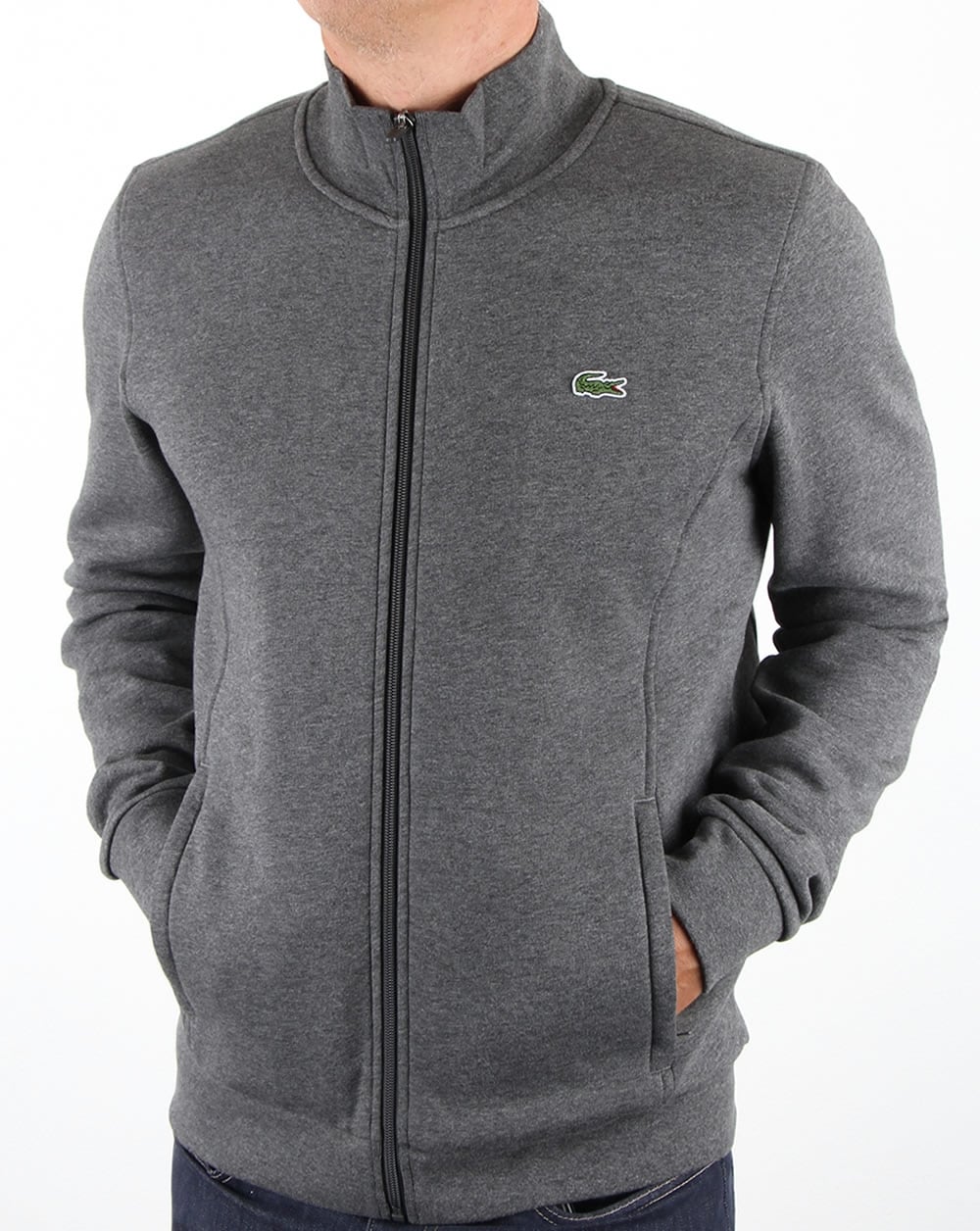 Lacoste – Trainingsoberteil mit Reißverschluss und Pitch
