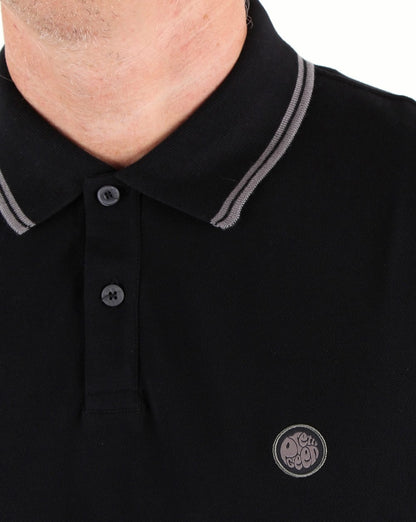 Pretty Green Barton Poloshirt Schwarz