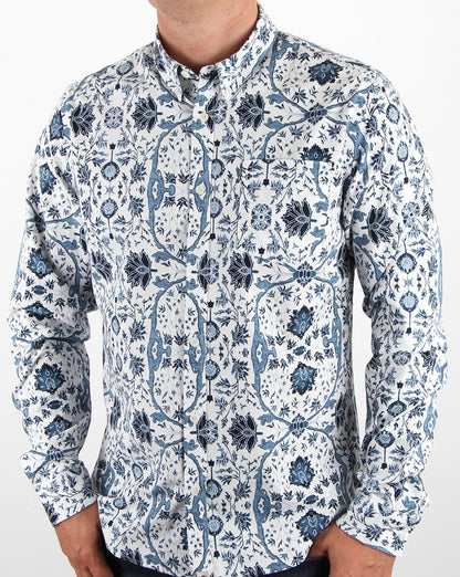 Pretty Green Ebury Hemd Weiß