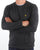 Lyle And Scott Merino Jumper Charcoal Marl
