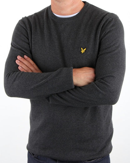Lyle And Scott – Merinopullover in Anthrazitmeliert