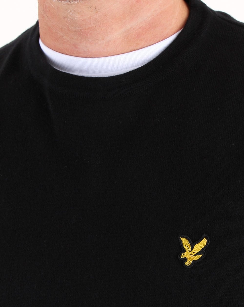 Lyle And Scott – Merinopullover in Schwarz