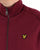 Lyle And Scott Funnel Neck Zip Through Sweatshirt Claret