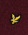 Lyle And Scott V Neck Cotton Merino Jumper Claret