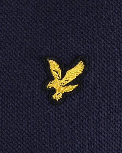 Lyle And Scott – Sweatshirt mit Wabenmuster in Marineblau