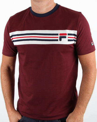 Fila Vintage Vandorno T-Shirt Rum Raisin