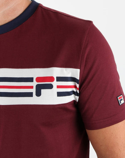 Fila Vintage Vandorno T-Shirt Rum Raisin