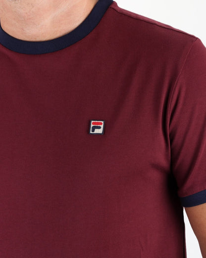Fila Vintage Ringer T-Shirt Rum Raisin
