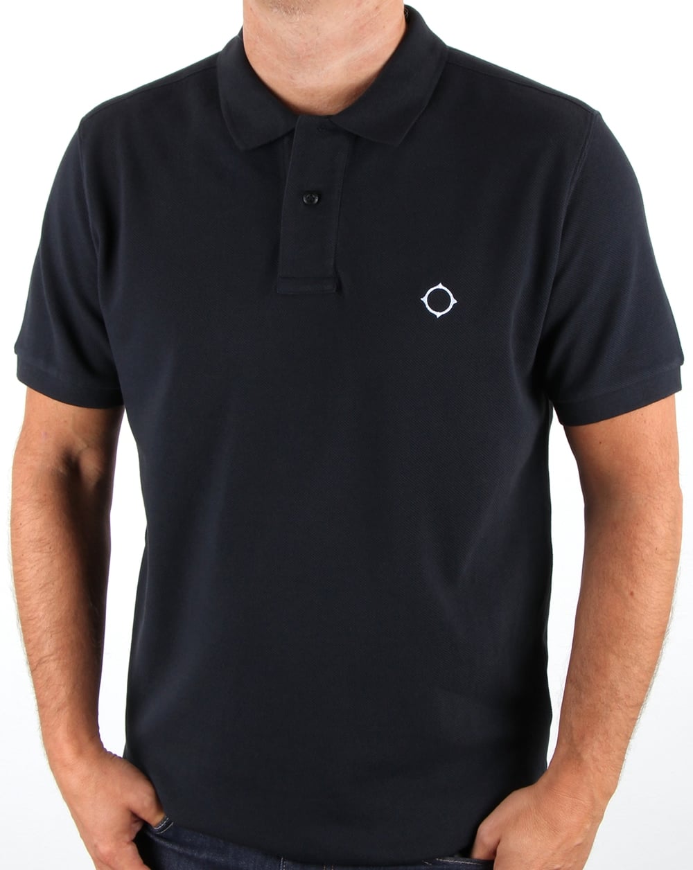 Ma.strum Walrus Pique Polo Dunkelmarine
