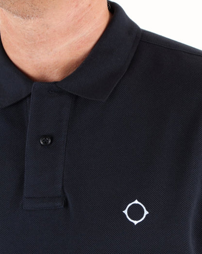 Ma.strum Walrus Pique Polo Dunkelmarine