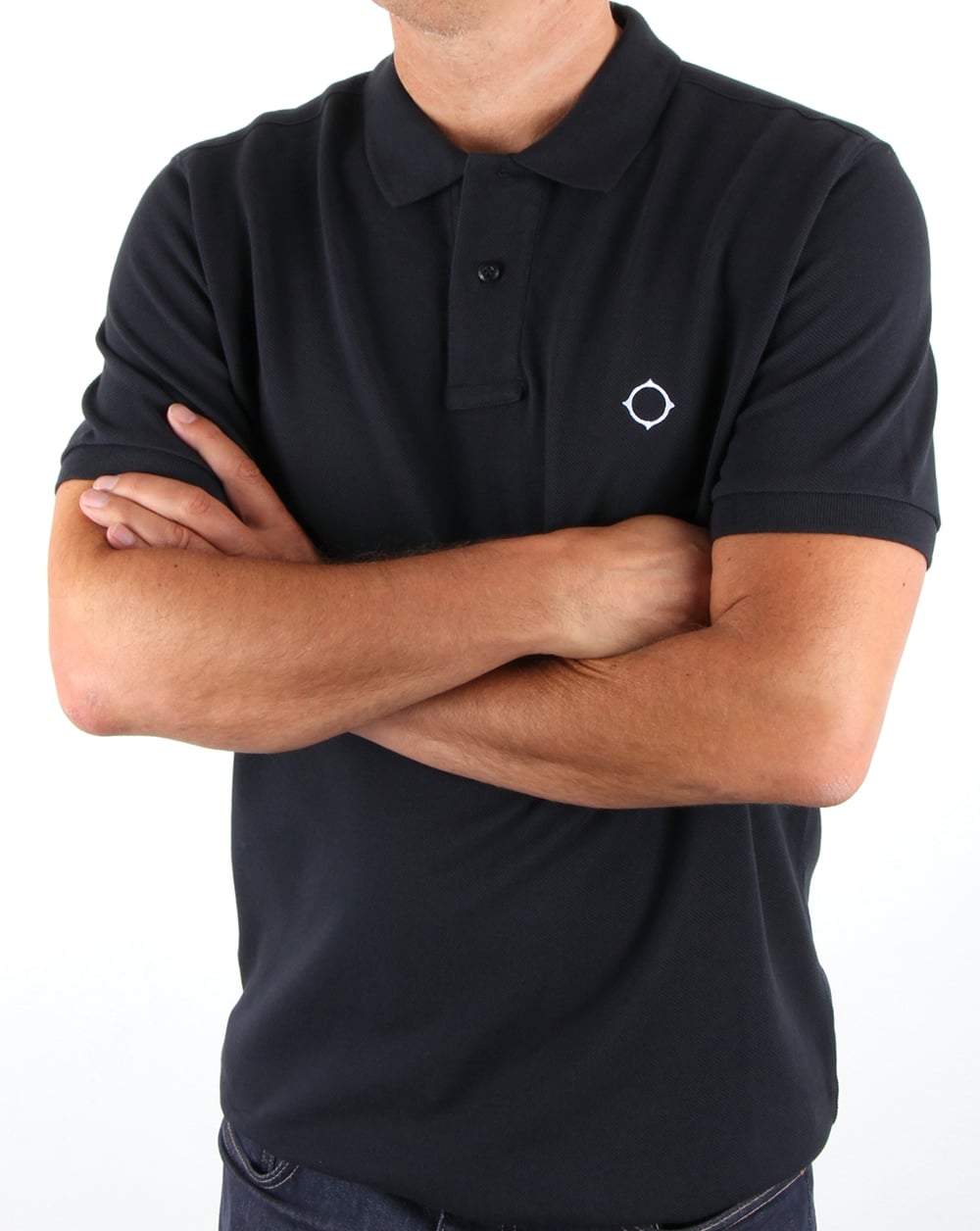 Ma.strum Walrus Pique Polo Dunkelmarine
