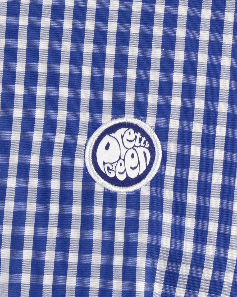 Pretty Green Francis Gingham Hemd Blau