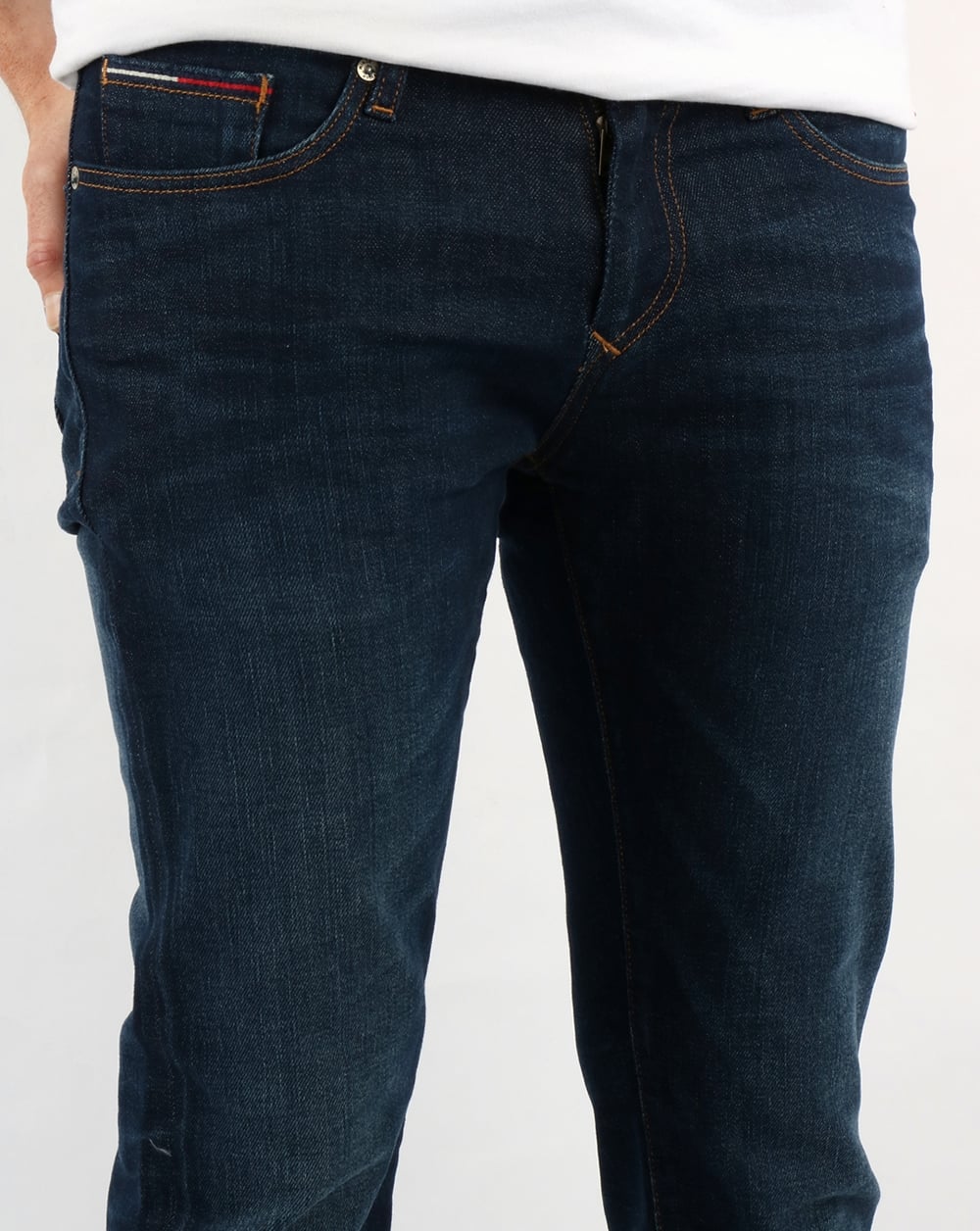 Tommy Hilfiger – Scanton – Slim-Fit-Jeans in dunklem Vintage-Komfort