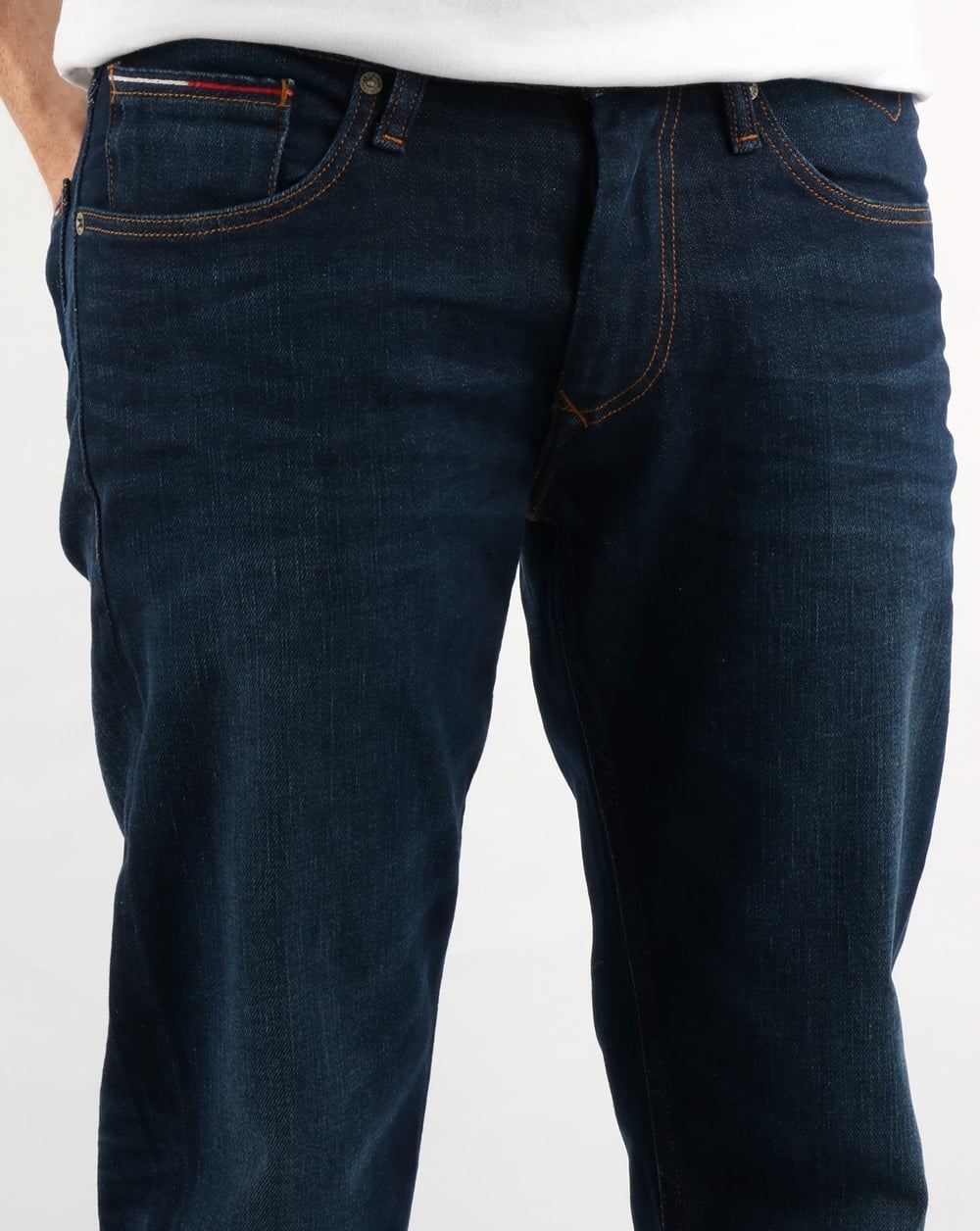 Tommy Jeans Ryan Straight Fit Jeans in dunklem Vintage-Look