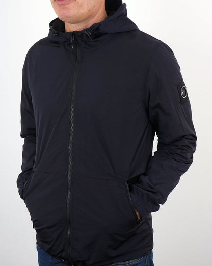 Marshall Artist Liquid Nylon Windrunner Marineblau