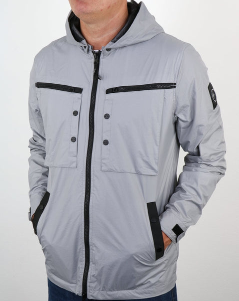 Marshall Artist Micro Ripstop Overshirt Cool Grey
