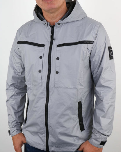 Marshall Artist Micro Ripstop Überhemd Cool Grey