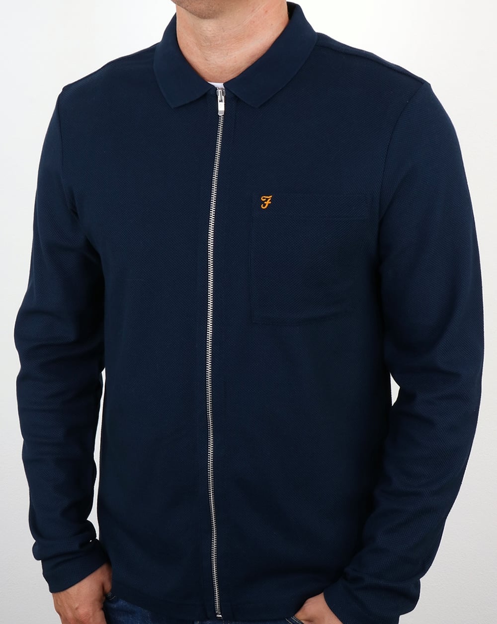 Farah Sundew Hemdjacke Yale Blau